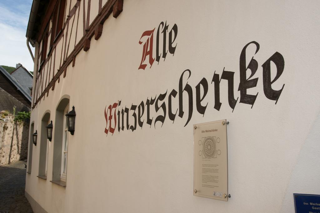 Alte Winzerschenke Otel Bruttig-Fankel Dış mekan fotoğraf